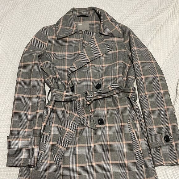 EUC- ASOS- 4. Pink Houndstooth Jacket - Picture 3 of 7